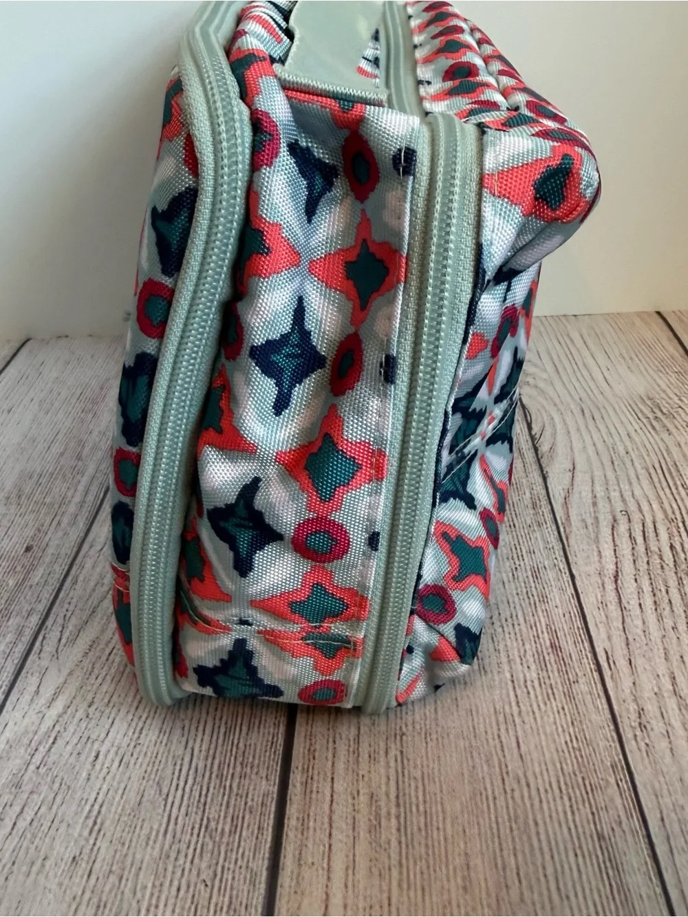 VERA BRADLEY Geometric Travel Cosmetic Organizer Bag